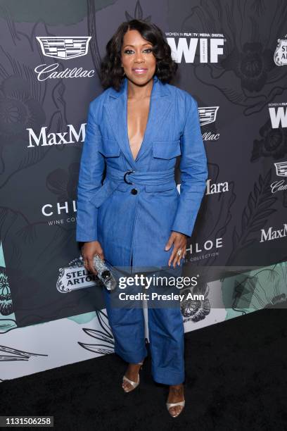 Regina King attends 12th Annual Women in Film Oscar Nominees Party Presented by Max Mara with additional support from Chloe Wine Collection, Stella...