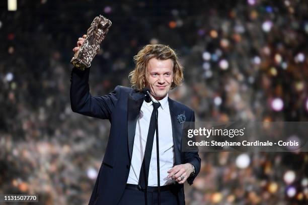 Alex Lutz attend the Cesar Film Awards 2019 at Salle Pleyel on February 22, 2019 in Paris, France.