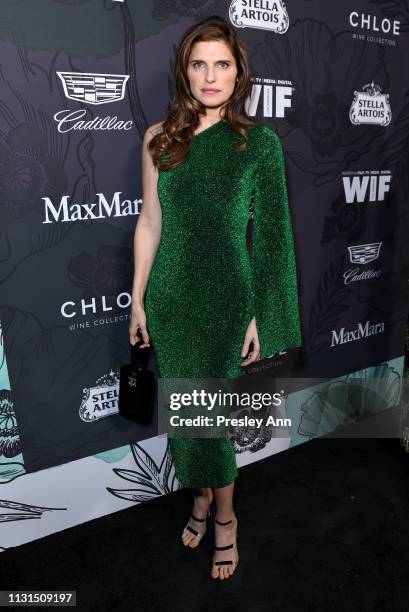 Lake Bell attends the 12th Annual Women in Film Oscar Nominees Party Presented by Max Mara with additional support from Chloe Wine Collection, Stella...