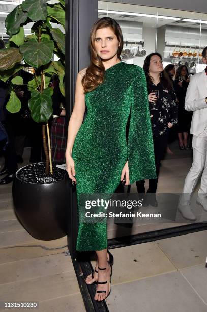Lake Bell attends the 12th Annual Women in Film Oscar Nominees Party Presented by Max Mara with additional support from Chloe Wine Collection, Stella...