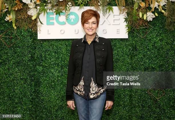 Carolyn Hennesy attends Debbie Durkin's EcoLuxe Lounge Honoring Film Nominees at The Beverly Hilton Hotel on February 22, 2019 in Beverly Hills,...