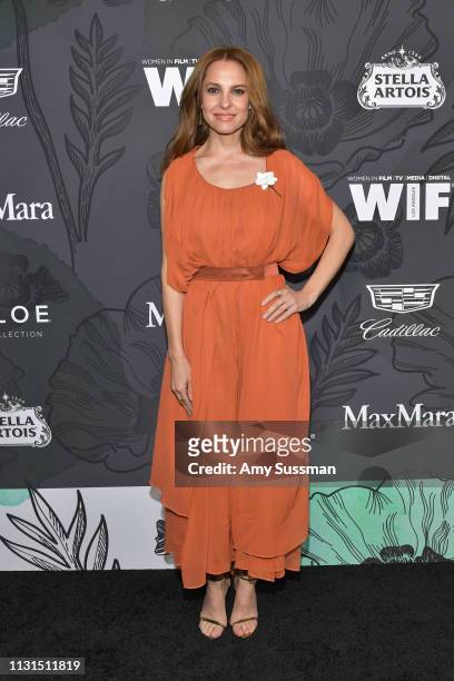 Marina de Tavira attends the 12th Annual Women In Film Oscar Party at Spring Place on February 22, 2019 in Beverly Hills, California.