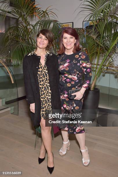 Nia Vardalos and Kate Flannery attend 12th Annual Women in Film Oscar Nominees Party Presented by Max Mara with additional support from Chloe Wine...