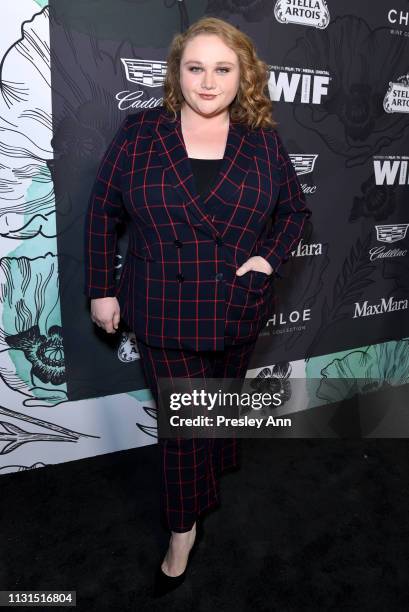 Danielle Macdonald attends the 12th Annual Women in Film Oscar Nominees Party Presented by Max Mara with additional support from Chloe Wine...