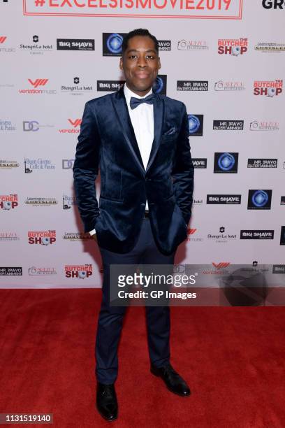 Executive Producer and Director Jaze Bordeaux attends the Italian Party presents "Excelsis" Movie Sneak Peek at Shangri-La Hotel on February 22, 2019...