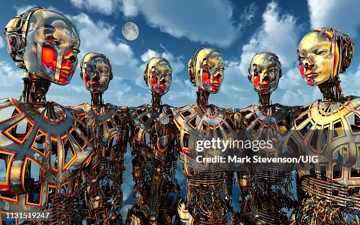 Android Robots Created With Independent Thinking Android Robots Created With Independent Thinking