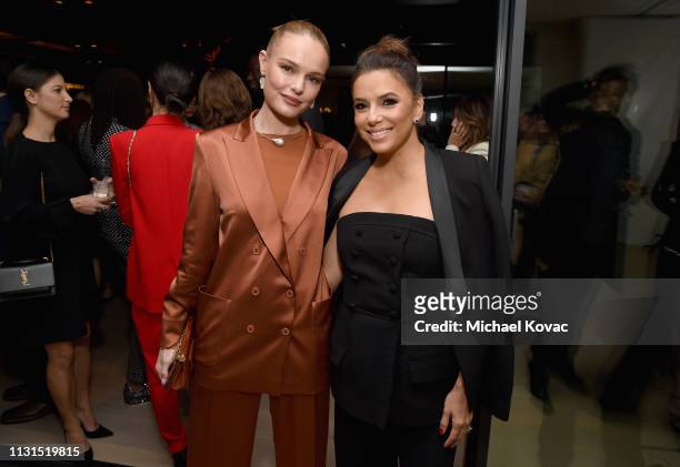 Kate Bosworth wearing Max Mara and Eva Longoria attend the 12th Annual Women in Film Oscar Nominees Party Presented by Max Mara with additional...