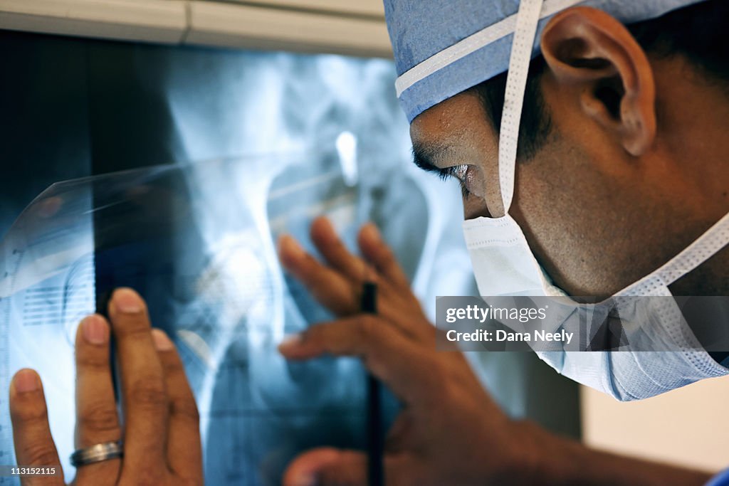 Measuring for implant during orthopedic surgery