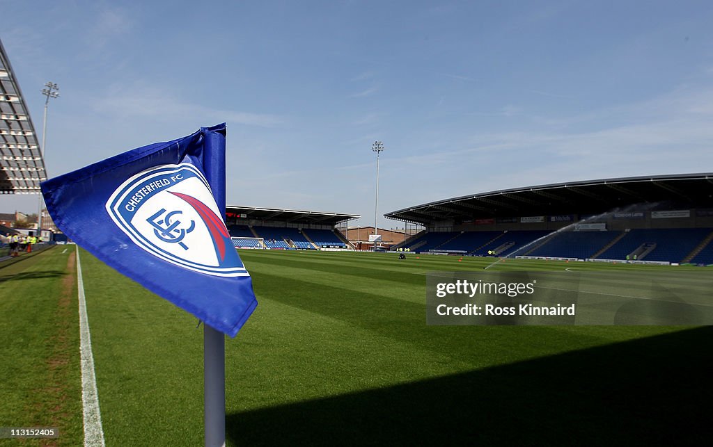 Chesterfield v Bury - npower League Two