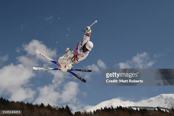 Philippe Marquis of Canada competes during day one of the Men's FIS Freestyle Skiing World Cup Tazawako on February 23, 2019 in Senboku, Akita, Japan.