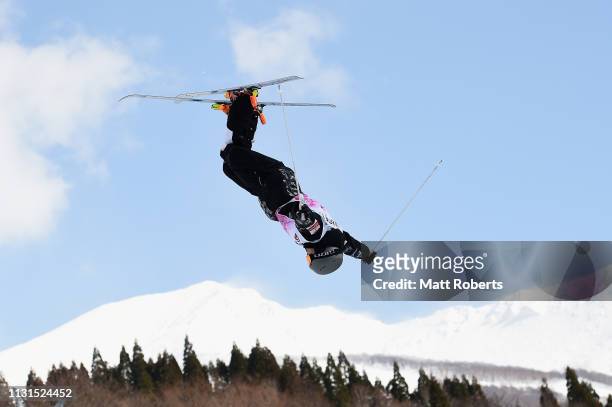 Bradley Wilson of USA competes during day one of the Men's FIS Freestyle Skiing World Cup Tazawako on February 23, 2019 in Senboku, Akita, Japan.