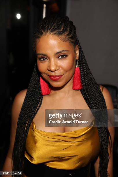 Sanaa Lathan attends Common's 5th Annual Toast to the Arts at Ysabel on February 22, 2019 in West Hollywood, California.