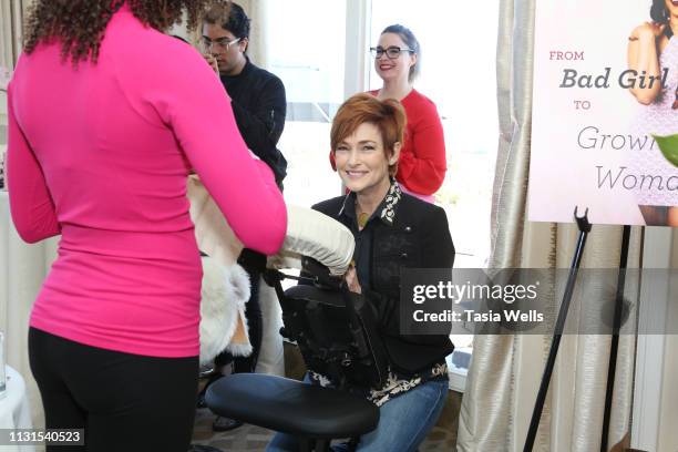 Carolyn Hennesy attends Debbie Durkin's EcoLuxe Lounge Honoring Film Nominees at The Beverly Hilton Hotel on February 22, 2019 in Beverly Hills,...