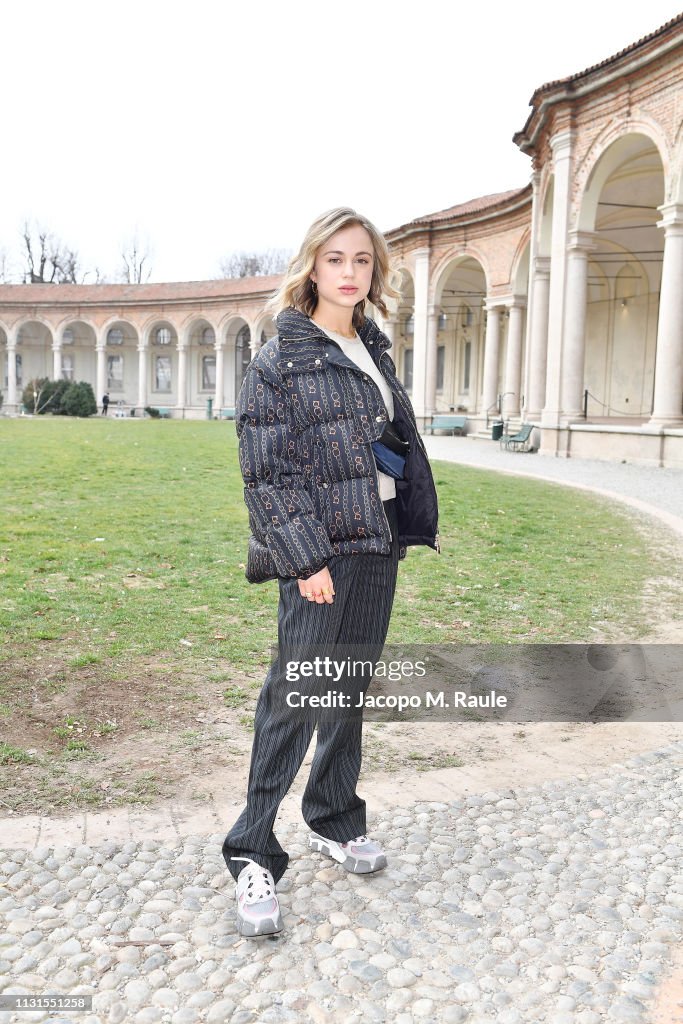 Salvatore Ferragamo - Arrivals: Milan Fashion Week Autumn/Winter 2019/20