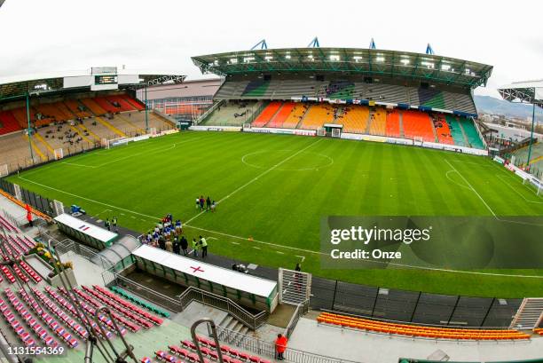 Stade GEOFFROY-GUICHARD during a qualifying world cup 2003 match between France and England at Stade Geoffroy Guichard, Saint Etienne, France....