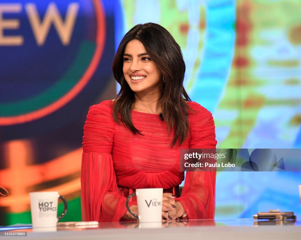 THE VIEW - Preet Bharara and Priyanka Chopra Jonas are the guests