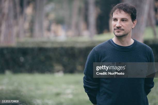 The director Valerio Mieli attends the photocall of the movie 'Ricordi?' at the Casa del Cinema in Rome