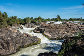 Somphamit Waterfalls or Liphi Waterfalls at Don Khone island in Laos