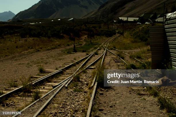 aconcagua train - tierra salvaje stock pictures, royalty-free photos & images