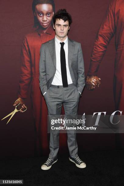 Duke Nicholson attends the "US" premiere at Museum of Modern Art on March 19, 2019 in New York City.