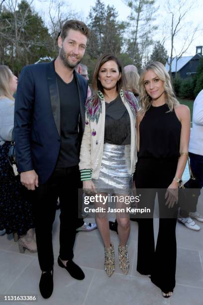 Former NFL quarterback Jay Cutler, host, Karen Fairchild of Little Big Town and founder of Uncommon James, Kristin Cavallari attend an intimate...