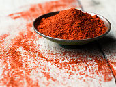 Ground Paprika in a bowl