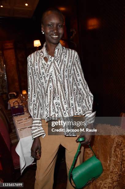 Alec Wek attends Salvatore Ferragamo Dinner Party during Milan Fashion Week Autumn/Winter 2019/20 on February 23, 2019 in Milan, Italy.