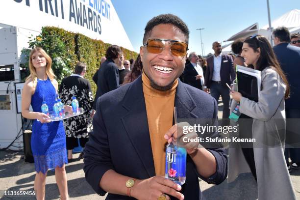 Christian Malheiros with FIJI Water during the 2019 Film Independent Spirit Awards on February 23, 2019 in Santa Monica, California.