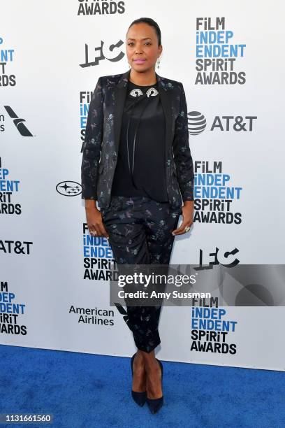 Aisha Tyler attends the 2019 Film Independent Spirit Awards on February 23, 2019 in Santa Monica, California.