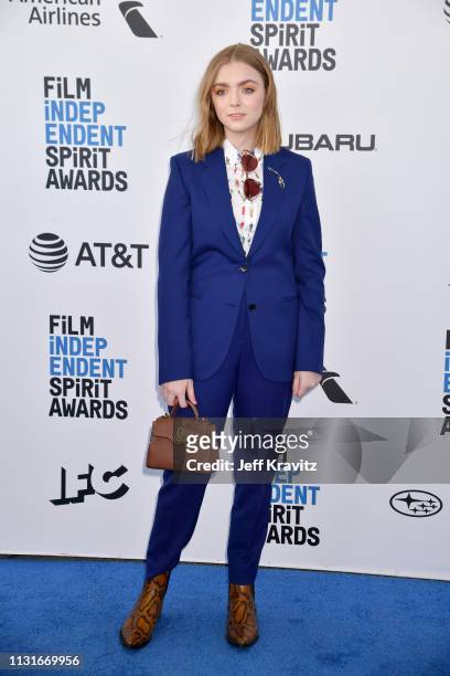 Elsie Fisher attends the 2019 Film Independent Spirit Awards on February 23, 2019 in Santa Monica, California.