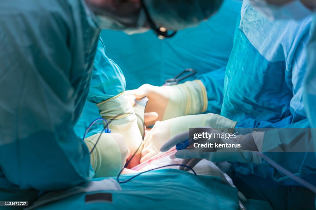 Detail from surgical opertion
