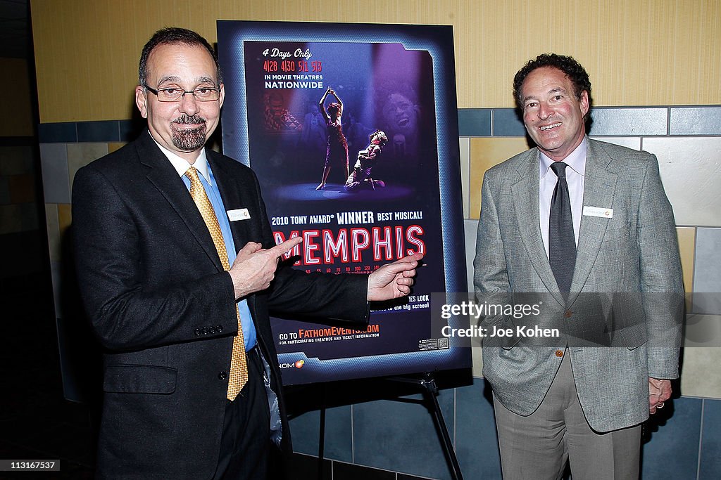 New York Premiere of "Memphis" In-Theater Event