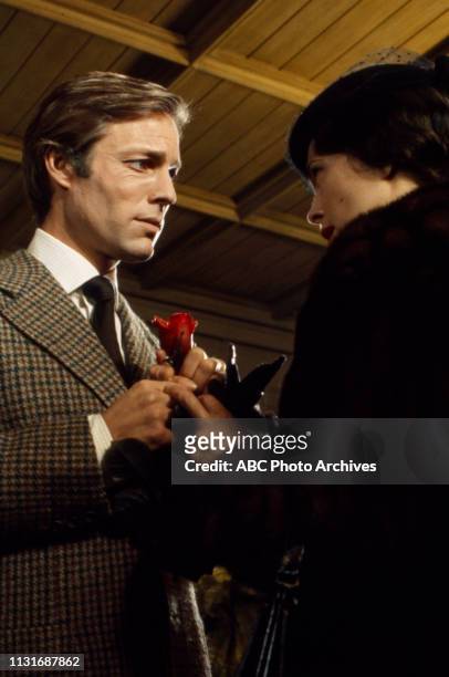 Richard Chamberlain, Faye Dunaway appearing in the Disney General Entertainment Content via Getty Images tv movie 'The Woman I Love'.