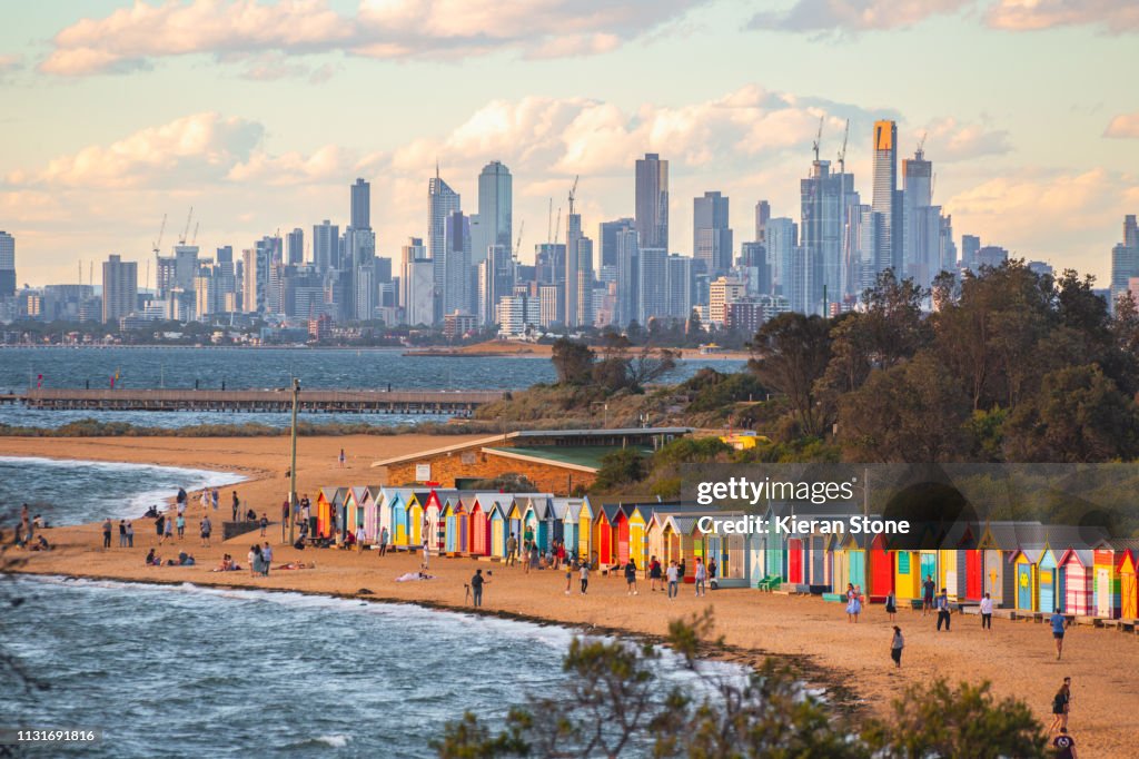 Melbourne Skyline from the Bay