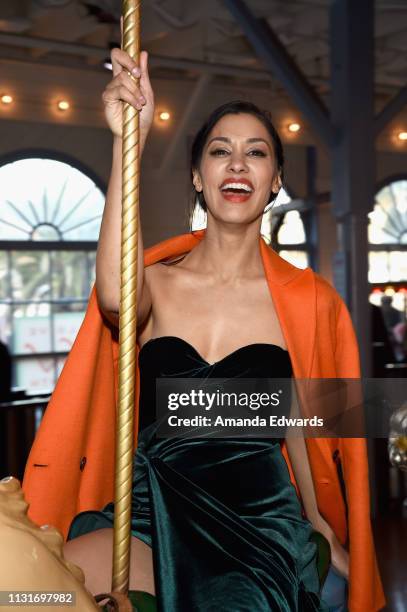 Janina Gavankar attends the 2019 Film Independent Spirit Awards after party on February 23, 2019 in Santa Monica, California.