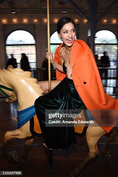 Janina Gavankar attends the 2019 Film Independent Spirit Awards after party on February 23, 2019 in Santa Monica, California.