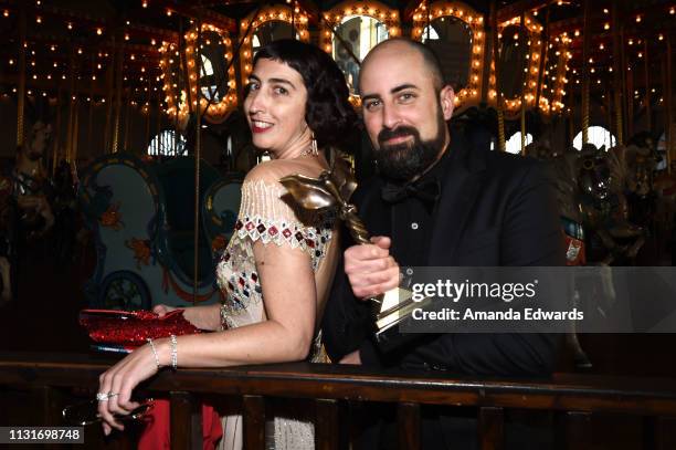 Caryn Capotosto attends the 2019 Film Independent Spirit Awards after party on February 23, 2019 in Santa Monica, California.