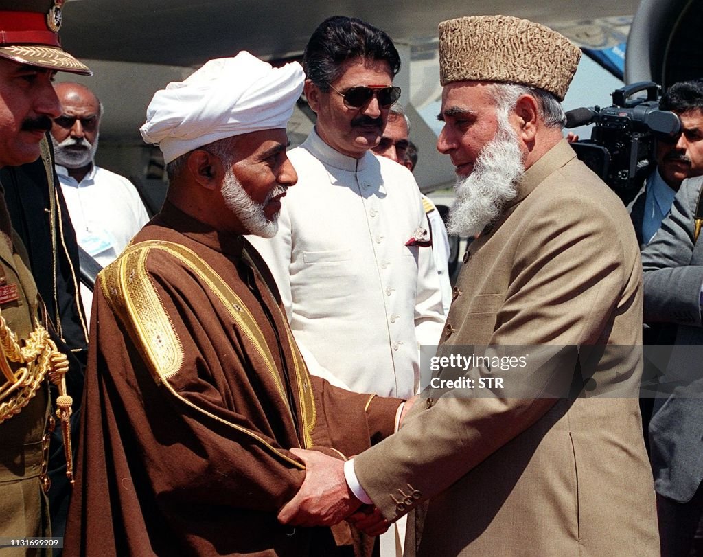 Pakistan. Muhammad Rafiq President of Pakistan Muhammad Rafiq Tarrar greets Oman's ruler... News ...
