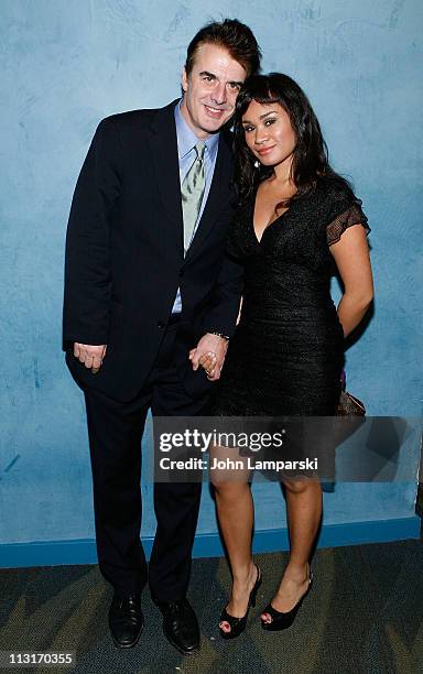 Chris Noth and Tara Wilson attend the 2011 Dance Against Cancer at the Manhattan Movement & Arts Center on April 25, 2011 in New York City.