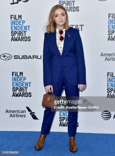 Elsie Fisher attends the 2019 Film Independent Spirit Awards on February 23, 2019 in Santa Monica, California.