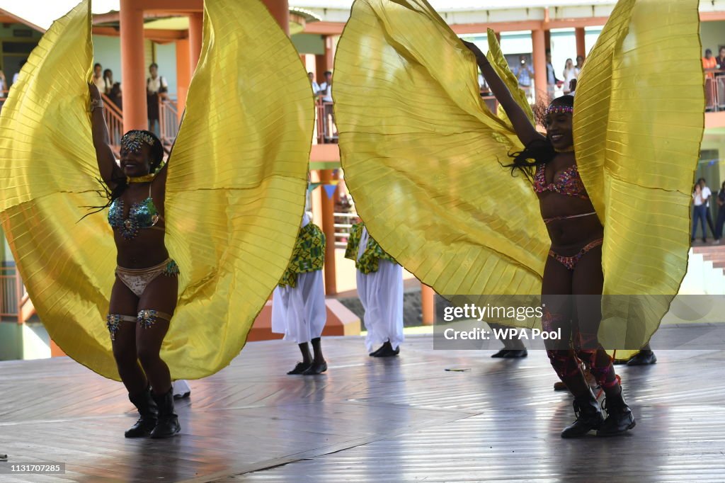 The Prince Of Wales And Duchess Of Cornwall Visit St. Vincent And The Grenadines