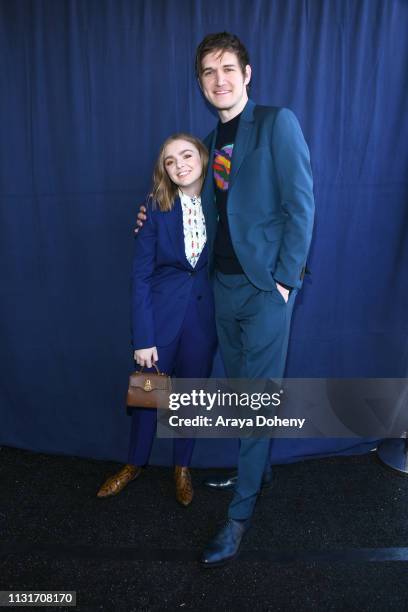 Elsie Fisher and Bo Burnham at the 2019 Film Independent Spirit Awards on February 23, 2019 in Santa Monica, California.