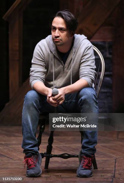 Lin-Manuel Miranda makes a surprise appearance during a Q & A before The Rockefeller Foundation and The Gilder Lehrman Institute of American History...