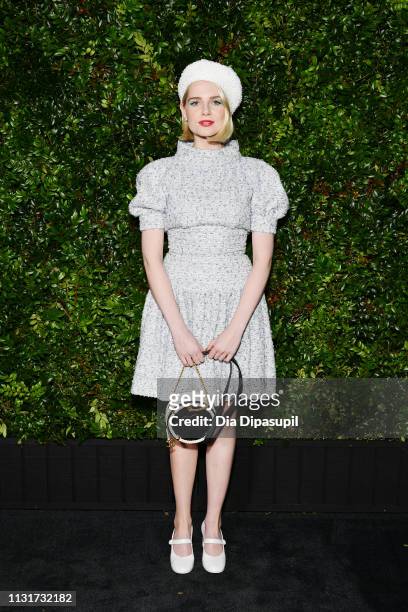 Lucy Boynton attends Chanel And Charles Finch Pre-Oscar Awards Dinner At The Polo Lounge in Beverly Hills on February 23, 2019 in Beverly Hills,...