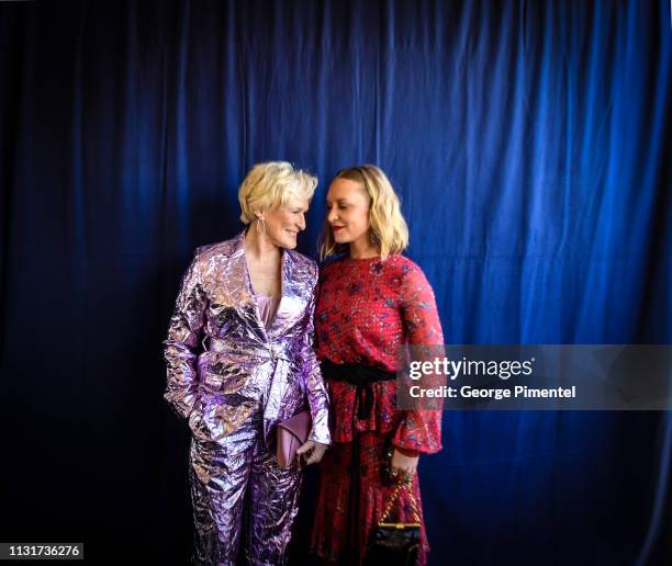 Glenn Close and Annie Maude Starke attends the 2019 Film Independent Spirit Awards on February 23, 2019 in Santa Monica, California.