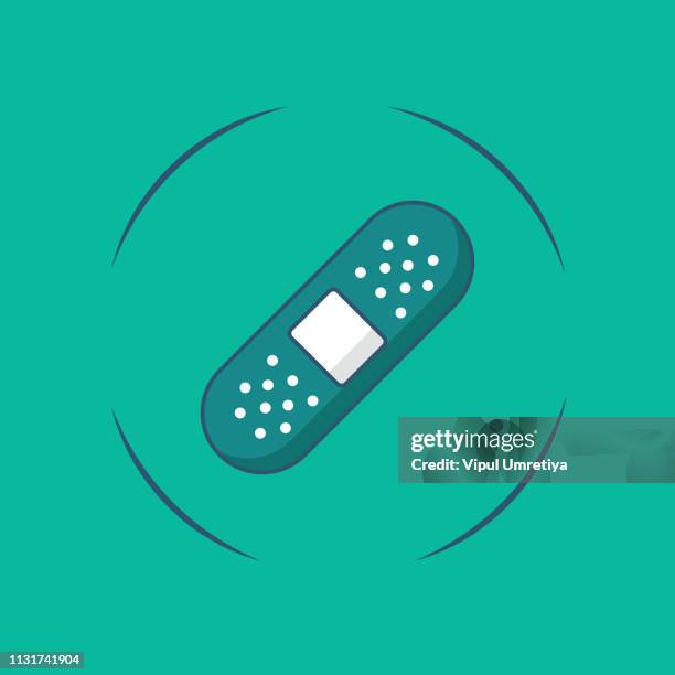 bandage icon - plastering services stock illustrations