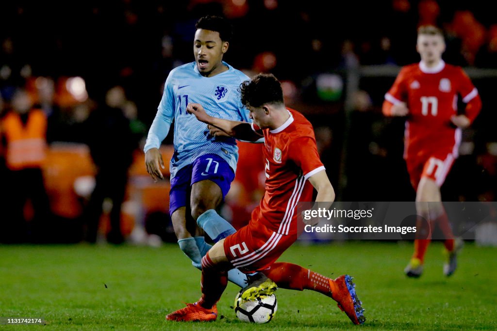 Wales U19 v Holland U19