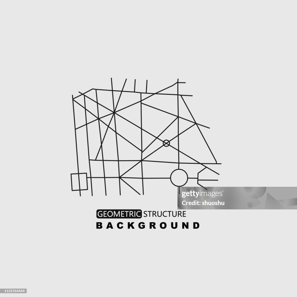 Line Structure Pattern Geometric Line Structure Pattern High-Res Vector Graphic - Getty Images