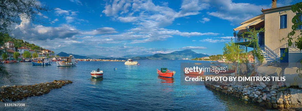 Fishing boats at Agia Kyriaki coastal Pelion 5