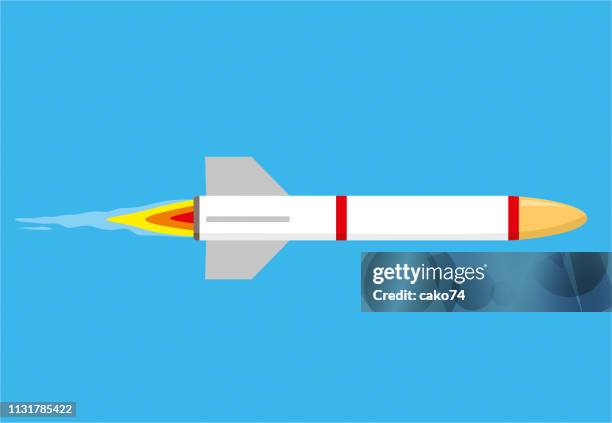 militärrakete - nuklearwaffe stock-grafiken, -clipart, -cartoons und -symbole